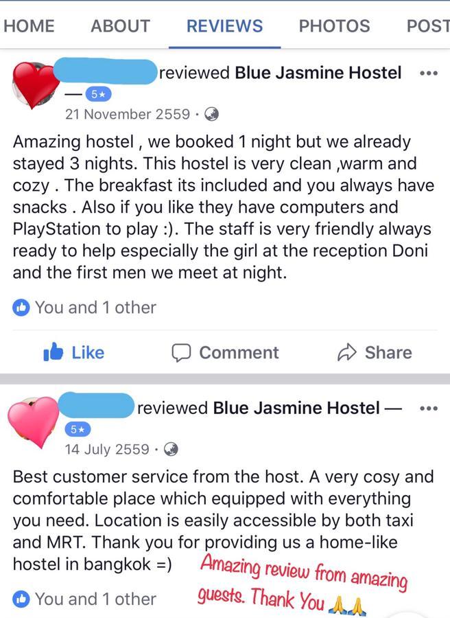 Blue Jasmine Hostel Bangkok Esterno foto